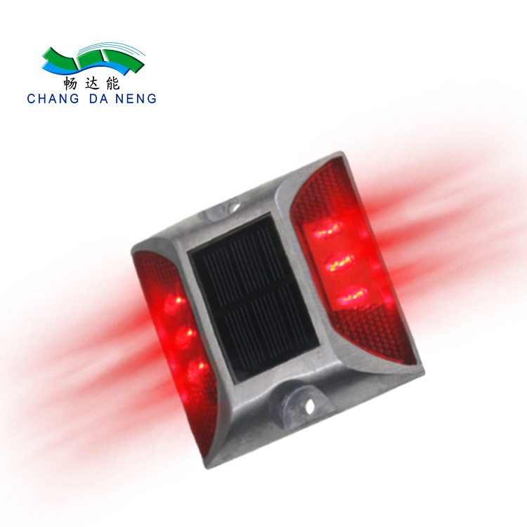 Cat Eye Aluminum Traffico solare Riflettente Strobe Light IP68 Autostrada Multi Colore Solar Road Stud
