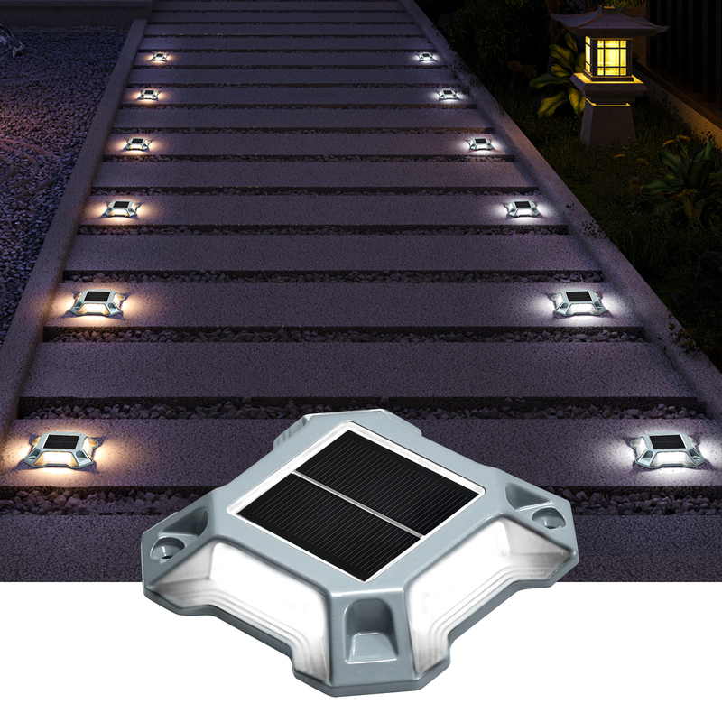 Pavimento esterno leghe di alluminio a led per la strada per il montaggio di rotaie energia solare per il giardino per il pavimento decorativo