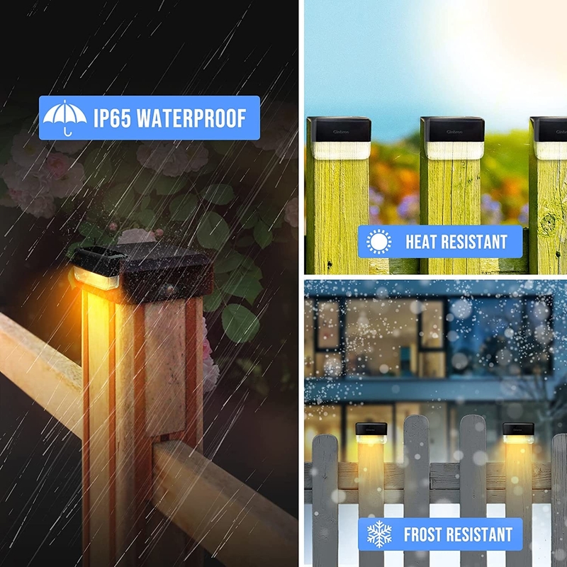 IP65 impermeabile esterna luce solare per pareti bianco caldo RGB luce solare per recinzioni
