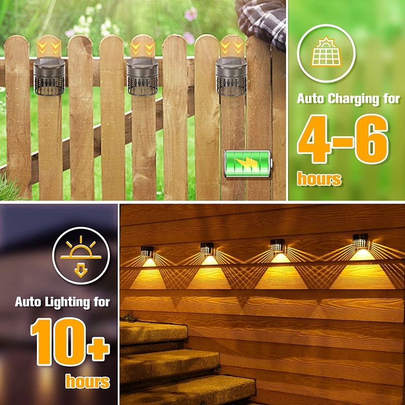 Luce solare Luce giardino solare Proiezione RGB Modello di luce impermeabile Decorazione giardino cortile cortile anteriore
