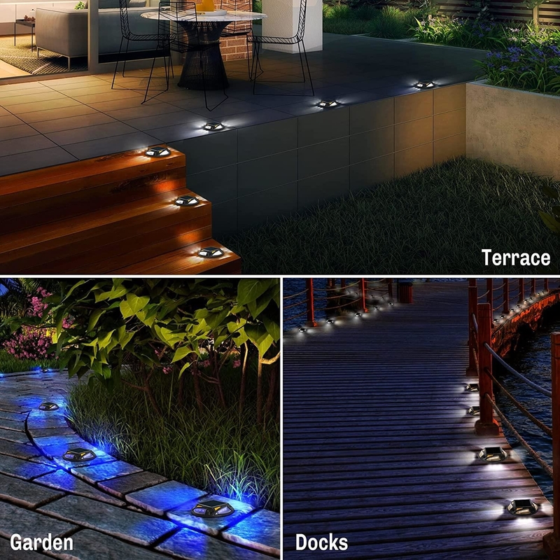 Rating impermeabile IP67 2V luce solare con 20 lumen e fonte di energia solare
