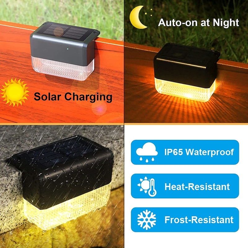 Lampade per giardino solari impermeabili Cct 3500K Panello solare monocristallino bianco caldo di silicio risparmio energetico