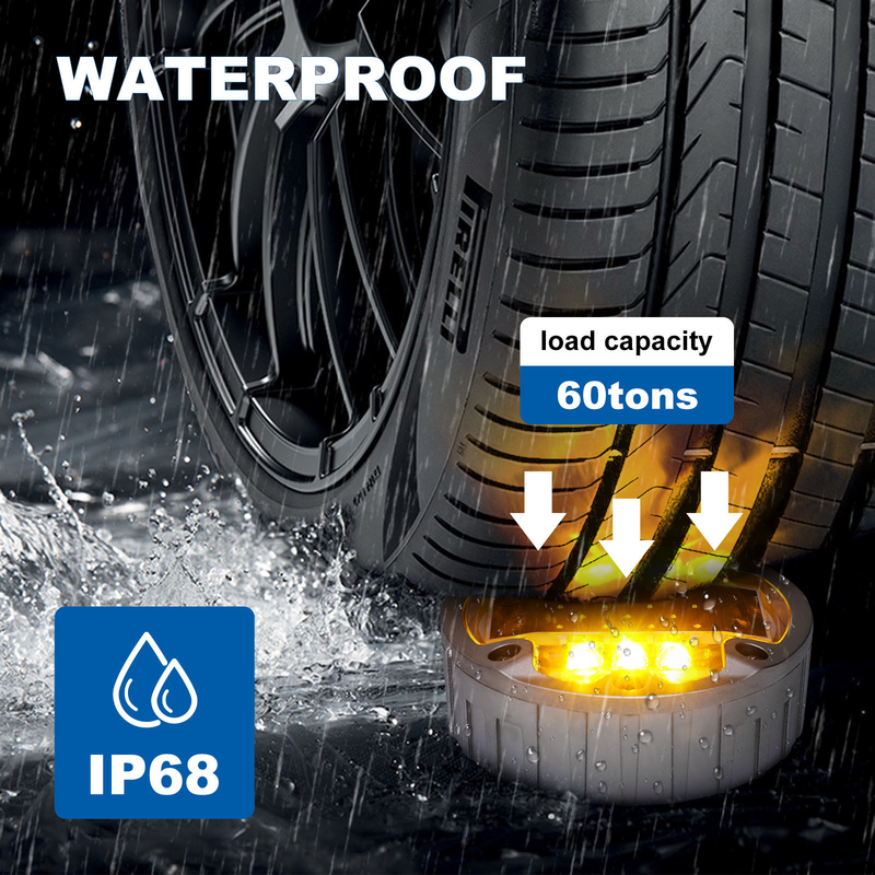 1150g Punti stradali solari in colori multiproteggibili Livello IP68 Voltaggio 2V