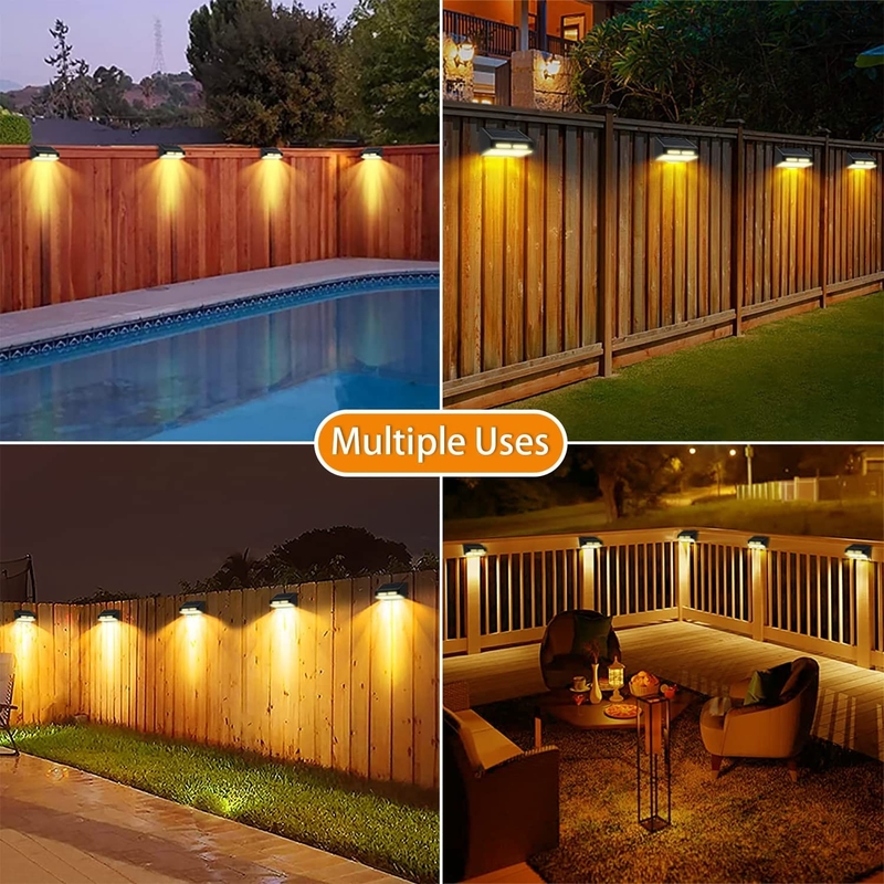 150g Luci da giardino solari con tempo di lavoro di 20 ore LED caldo/freddo/RGB e protezione IP65
