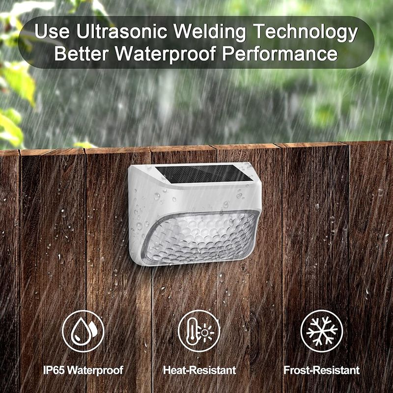 Tempo di lavoro duraturo di 15 ore Luce di recinzione solare con pannello di silicio monocristallino