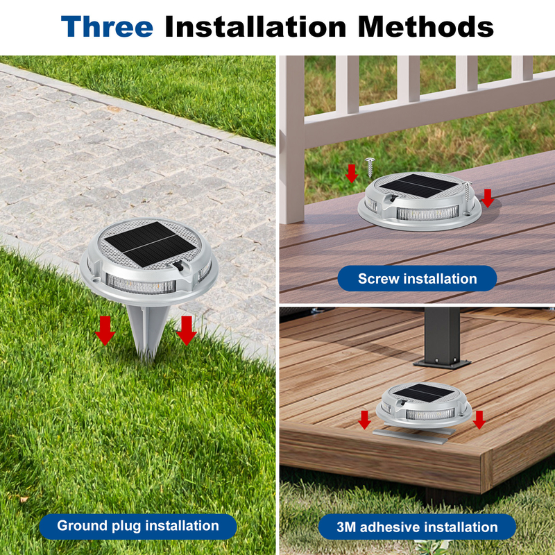 2V resistente all'acqua luce solare dock luce solare LED con 20 lumens fonte di luce LED