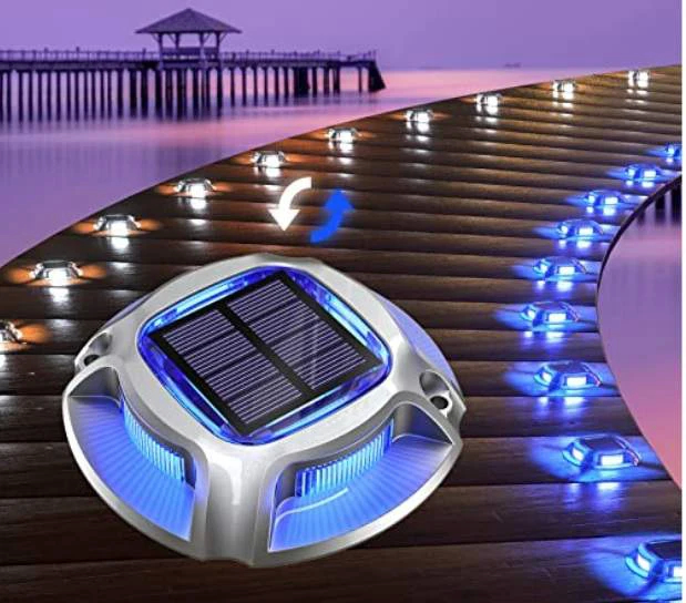 IP67 Lampada di dock solare impermeabile con batteria 1.2V/600MAH Batteria Ni-Mh -20C- 60C per la sicurezza e l'illuminazione del molo