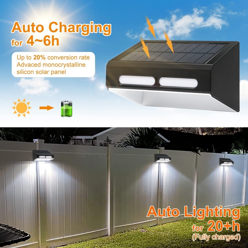 3.7V PWM controllore di carica solare luci di decorazione per giardino / muro / recinzione / design paesaggistico