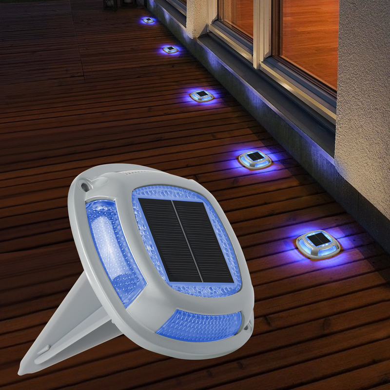 nuovo design di luce solare a led da giardino doccia materiale di alluminio