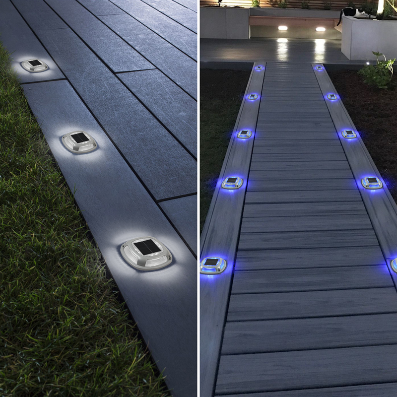 nuovo design di luce solare a led da giardino doccia materiale di alluminio