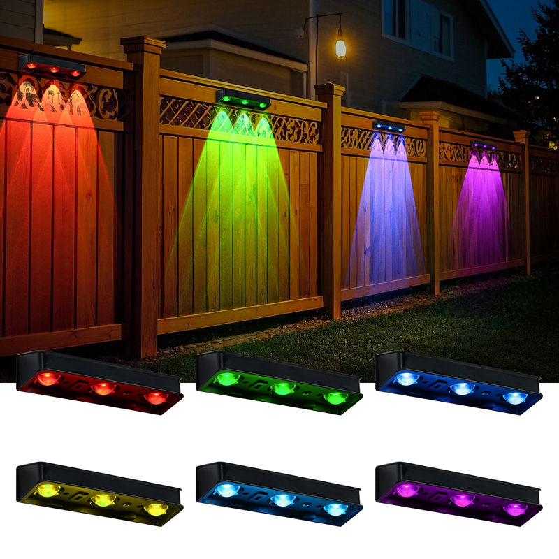 Vendita a caldo IP65 pannello solare in polisilicio impermeabile luce bianca calda luce su e giù fonte di luce solare LED lampada da parete hotel