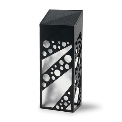 IP 68 Acque resistenti a luce solare a LED Lampade di terrazza per esterni Decorative Lampade di terrazza solare per cortile