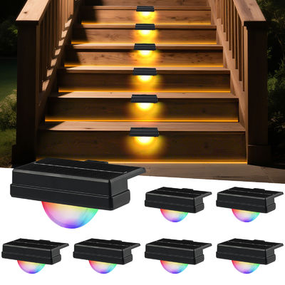 Luce per recinzione solare a LED con 20 ore di autonomia, pannello solare 5V/100MA e batteria 3.7V/500MA per giardini e sentieri
