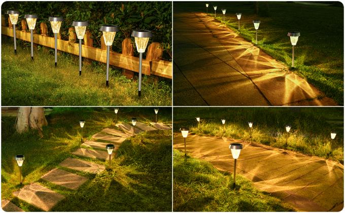 Luci alimentate solari impermeabili del paesaggio IP65 per la via all'aperto del giardino 1