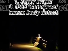 luci alimentate solari del sensore di moto del LED