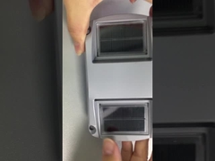 Il mini ponte solare in alluminio per esterni si illumina senza fili per il percorso del giardino