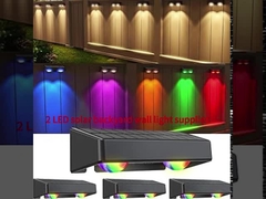 4.5 ore di ricarica luce di recinzione solare per una facile cura di illuminazione esterna